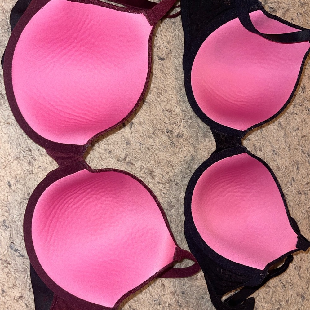 PINK Cheetah Print T-shirt Bras